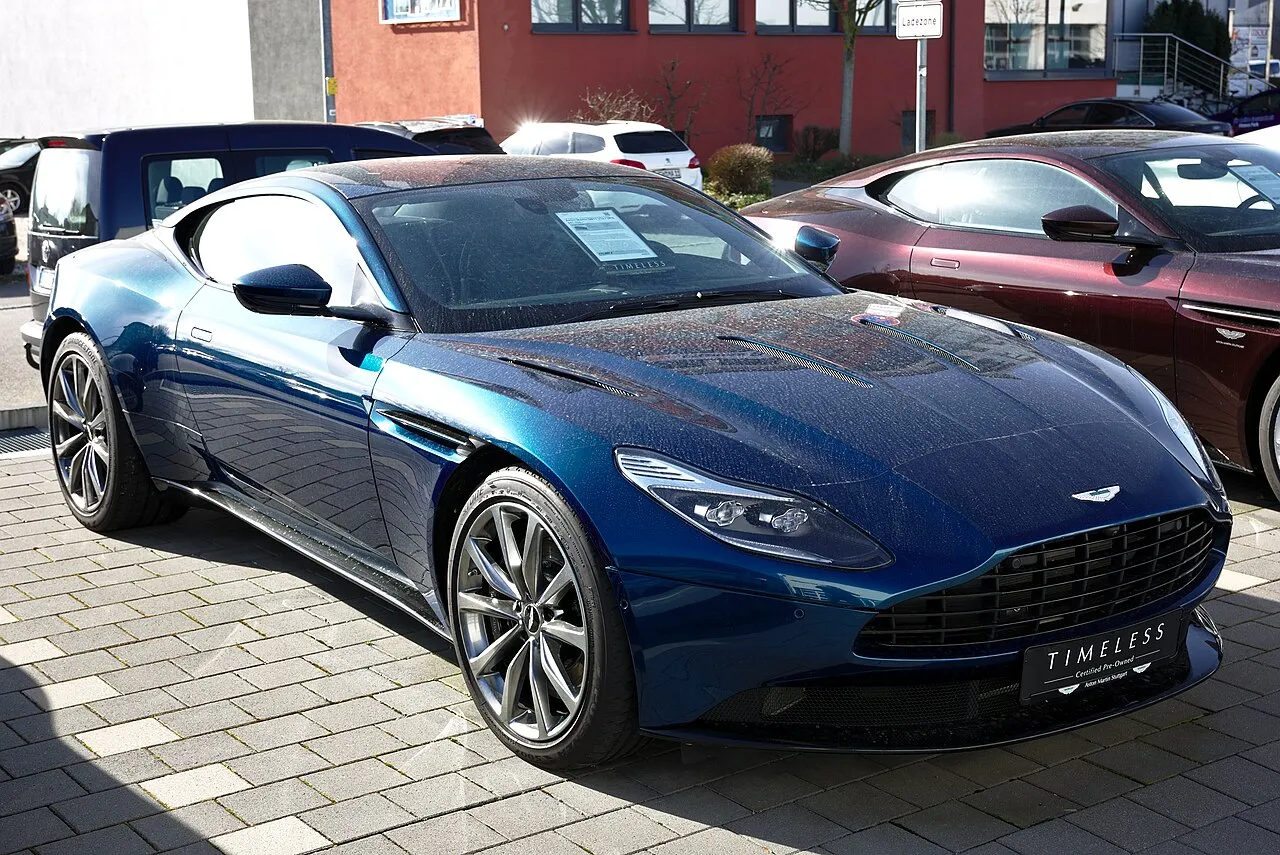 Aston Martin DB11 model reference photo; not the listed vehicle