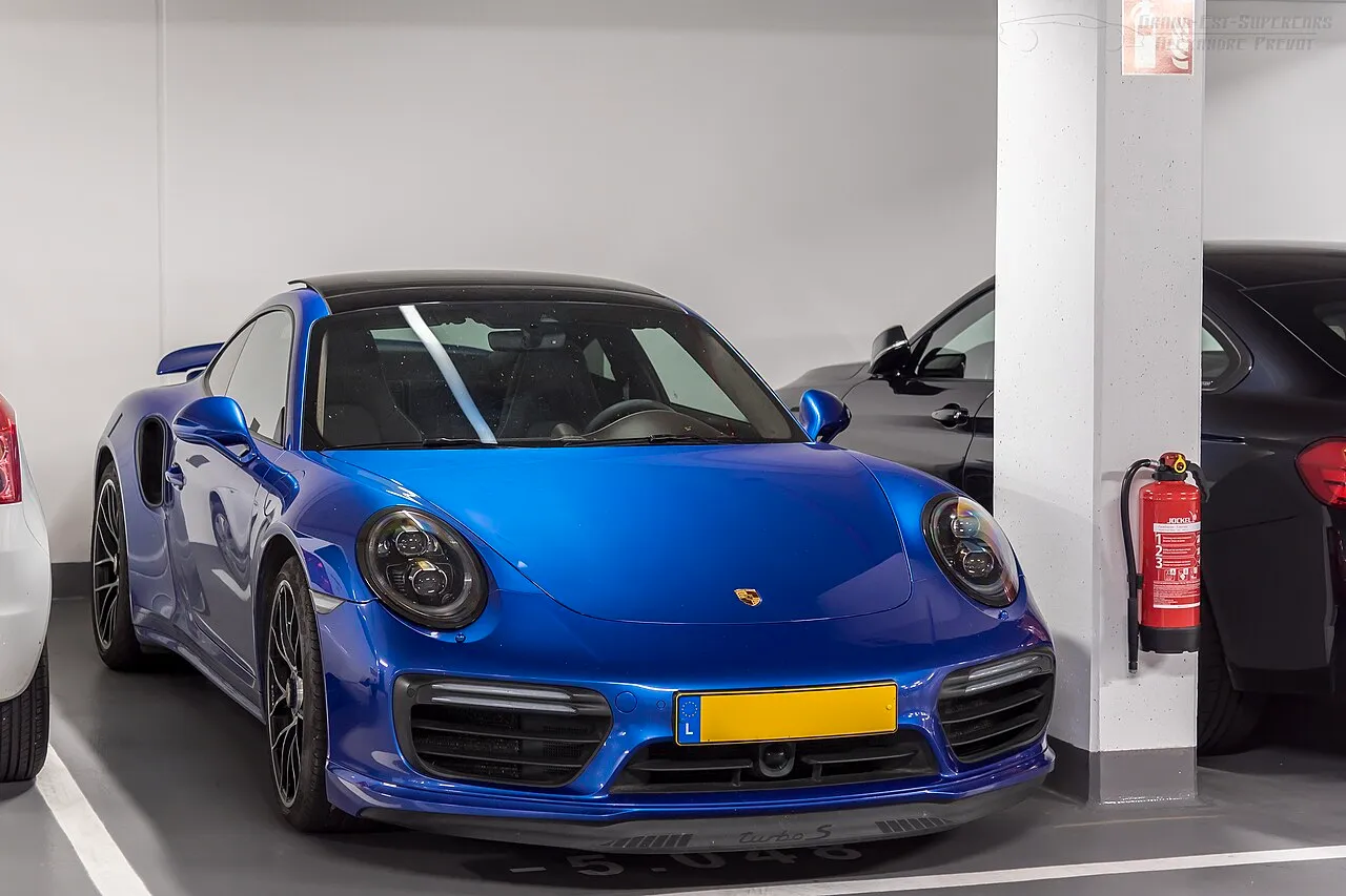 Porsche 911 Turbo S model reference photo; not the listed vehicle